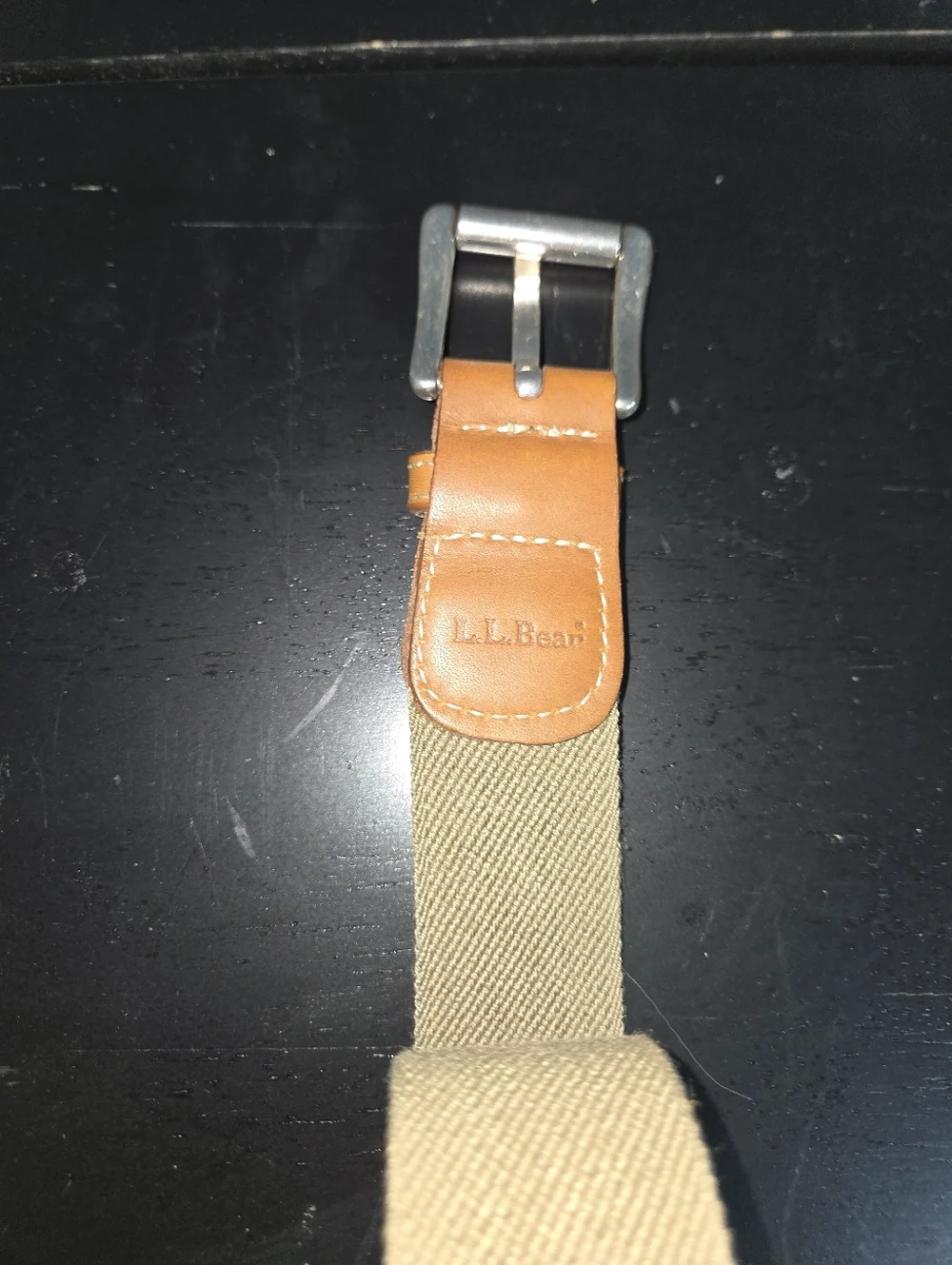 Vintage LL Bean Khaki Belt